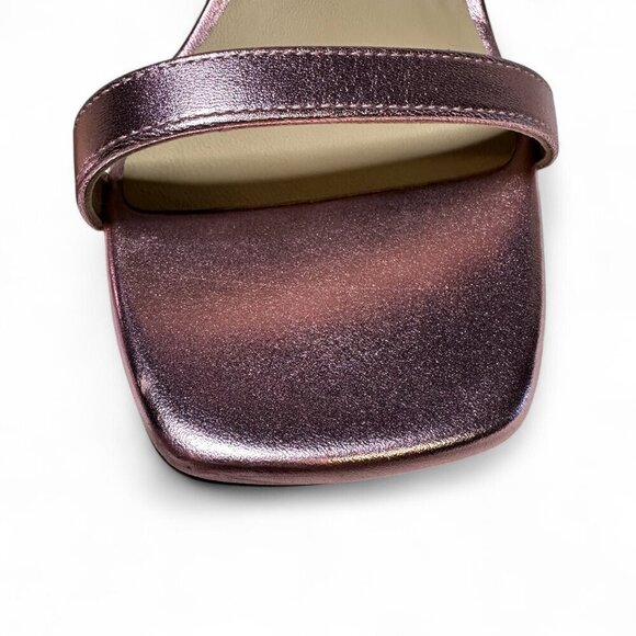 Stuart Weitzman NudistLucite 85 Wedge Heel Women's 38.5 EU, 8 B US Pink - Picture 13 of 14